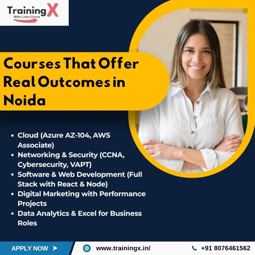 Courses That Offer Real Outcomes in Noida
